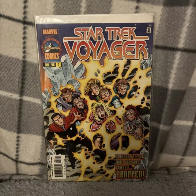 Marvel Paramount Comics Star Trek Voyager Issue 2 Dec ‘96 Mint Condition