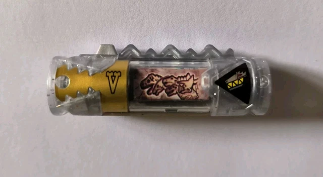 PISTOLET MORPHER JAUNE Power Rangers Dino Charge Dx + 2 chargeurs Dino