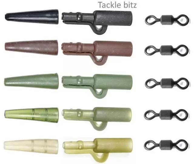 1000 X CARP Fishing Safety lead clips in various colours, Carp