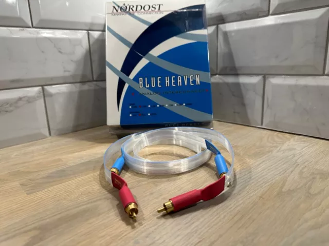 Nordost Blue Heaven RCA interconnects 1m pair original packaging - Mint!