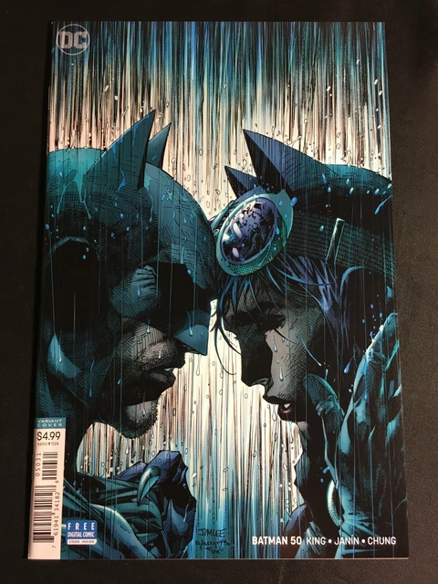 Batman 50 Variant Jim Lee V 3 Key Wedding Catwoman Nm 1 Copy Joker Wonder Woman