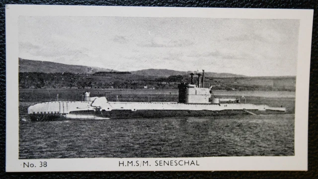 HMS SENESCHAL Royal Navy Submarine Vintage 1950's Photo Card FD17 £3.99