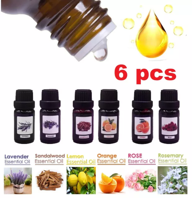 10ml Essential Oil 100% Pure & Natural Aromatherapy Diffuser Fragrance Oils Kit