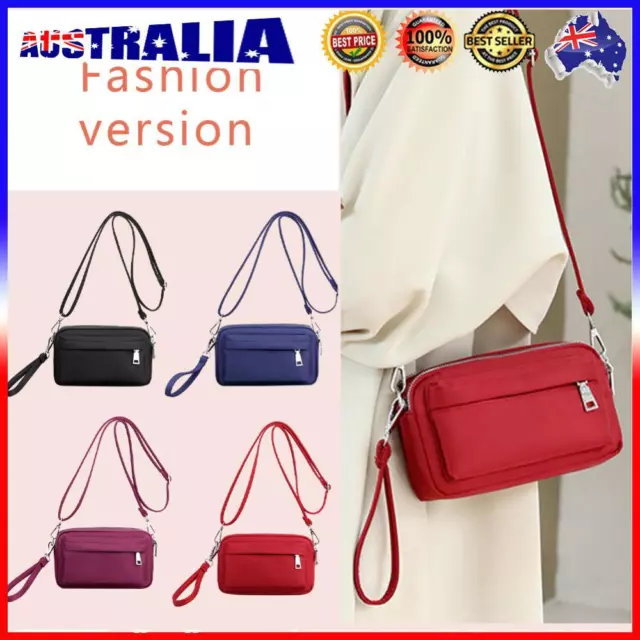 A# Nylon Crossbody Bag Lightweight Shoulder Bag Casual Portable Simple for Trave