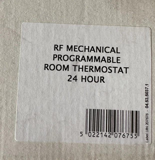 IDEAL 207678 RF Mechanical Programmable Room Thermostat Kit 24 Hour PRT 2 RF £74.99 PicClick UK
