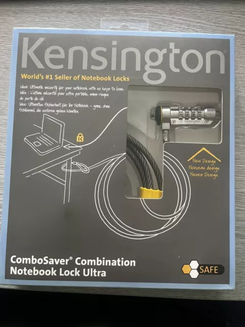 Kensington ComboSaver Combination Notebook Lock Ultra