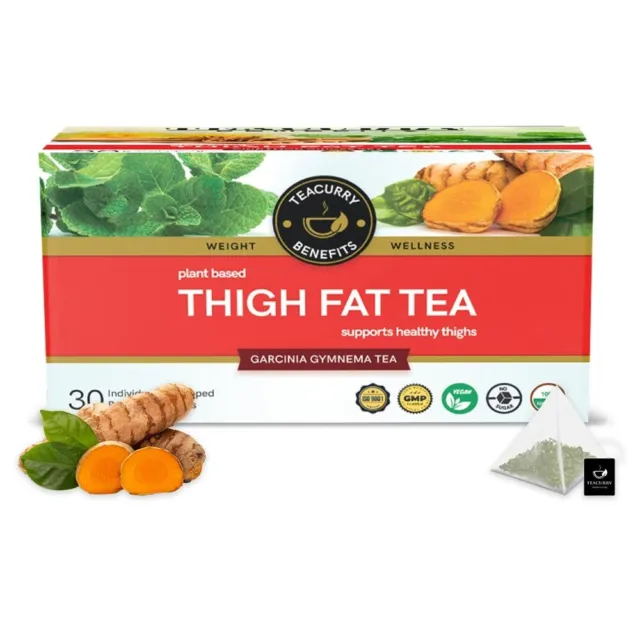 TEACURRY Oberschenkel Fat Tee (1 Monat Packung, 30 Beutel) - Hilft Zu Reduzieren