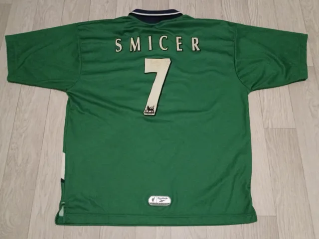 Rare ! Maillot Jersey Football Soccer Vladimir Smicer Liverpool FC 2000-2001