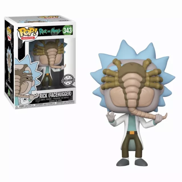 Rick Facehugger The Rick and Morty TV Show POP! Animation #343 Vinyl Figur Funko