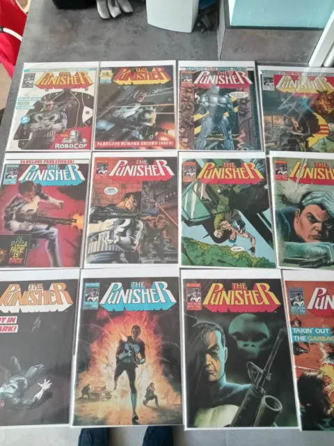 The Punisher Comics # 1-30 Vol 1 U.K Edition