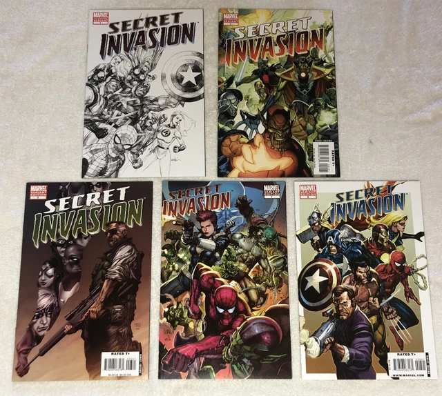 Secret Invasion #1 #2 #3 #7 #8 VARIANT LOT. Skrulls MCU Marvel