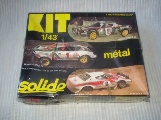 SOLIDO KIT : Lancia Stratos réf 73K - neuf en boîte