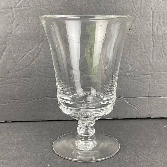 Vaso de té helado Fostoria CENTURY (PRENSADO) 5-7/8"" de repuesto único Usado en excelente condición