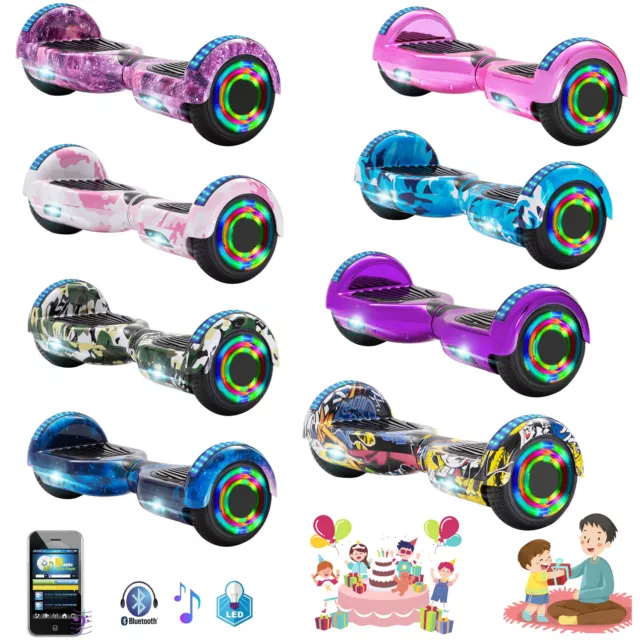 Hoverboard Kinder 6,5 Zoll Bluetooth Elektro Scooter Balance Board ElektroRoller