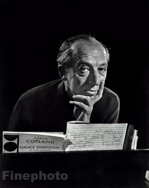 1956 Vintage AARON COPLAND Music Composer YOUSUF KARSH Photo Gravure Art 16x20