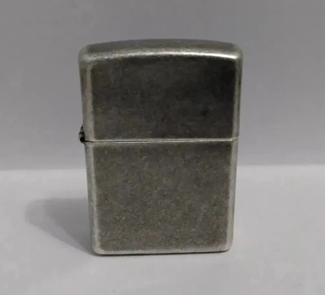 Zippo 2021 Antique Silver Plate Case No Insert No Box Read 2