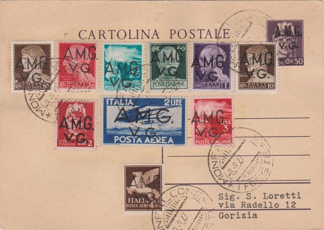 Wwii (Post/Occupation) 1945-47 Anglo American Occ. Of Venetia Giulia Amg Vg