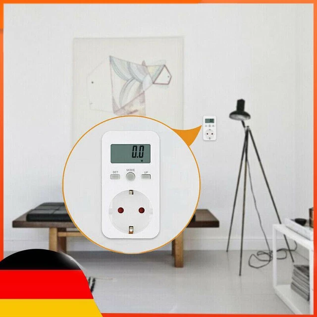 Energiekosten-Messgerät PEREL – Misst Stromverbrauch, Spannung & Kosten Pro Gerät