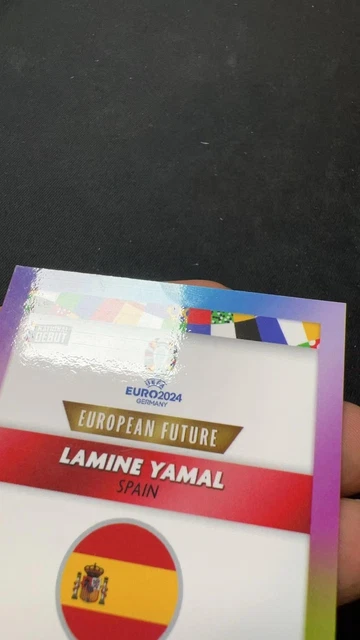 LAMINE YAMAL 2023-24 Topps Mourinho Euro 2024 débuts nationaux Espagne