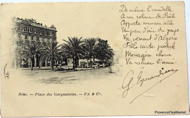 CPA Postcard Precursor Algerie Bone Place Characteristic 1901 See Scans 792