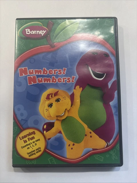 BARNEY NUMBERS! NUMBERS! (DVD, 2004) Children Hit Entertainment*NW1 $11 ...