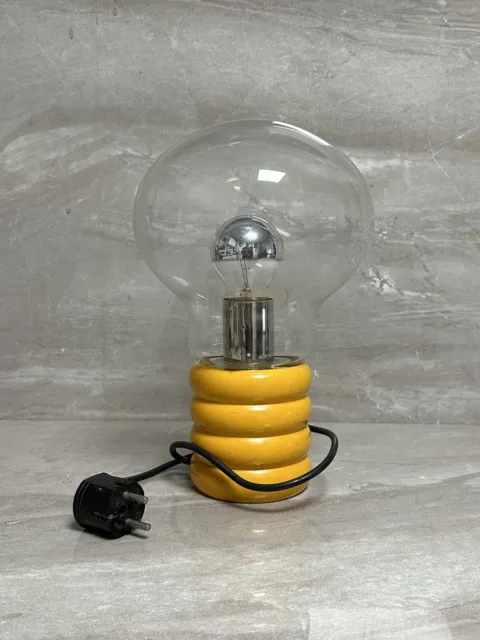 Ingo Maurer Bulb Leuchte 70er Design Tischlampe Space Age Lampe #324