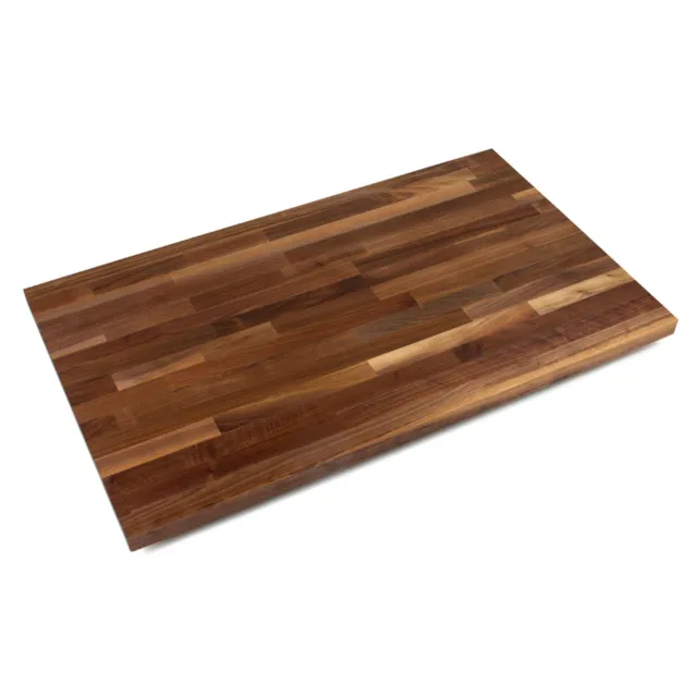 Blended Walnut Wood Kitchen Cutting Board Island Top Butcher Block (Open Box)