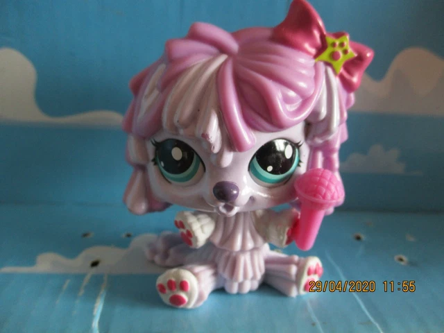 Figurine Littlest Pet Shop Hasbro Chien Bobtail N°1513 - Occasion