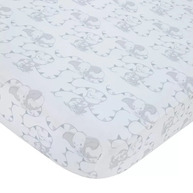Disney Dumbo Hello Baby Fitted Crib Sheet - NEW