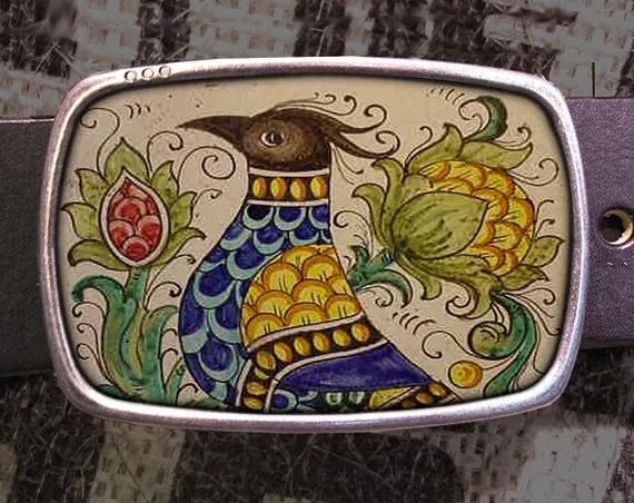 Pheasant Vintage Inspired Art Gift Belt Buckle