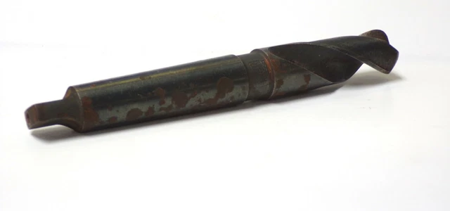 iTW HSS DRILL BIT, 2-FLUTE, TAPER SHANK, 1", MT#3, OAL 7-9/16"