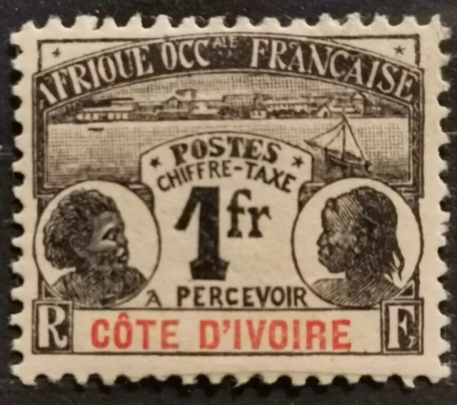 Côte d'Ivoire Scott# J8 * MH 1906-1907