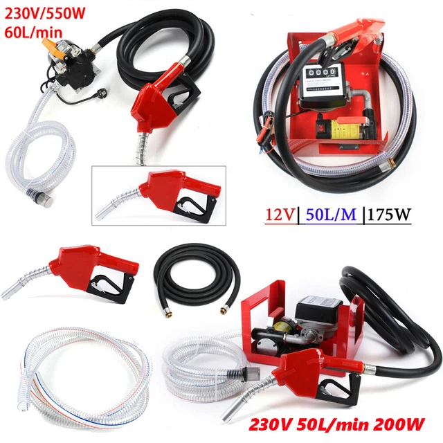 LALAGO Automatische Diesel-Zapfpistole - Selbstansaugend Für Diesel, Benzin & Kerosin