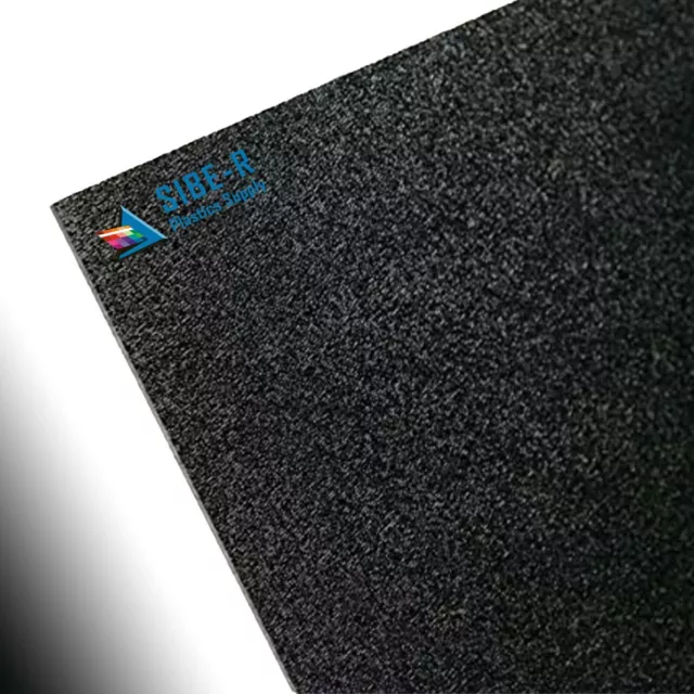 Black Abs Plastic Sheet 1/4" X 12" X 12" Vacuum Forming Rc Body Hobby-
