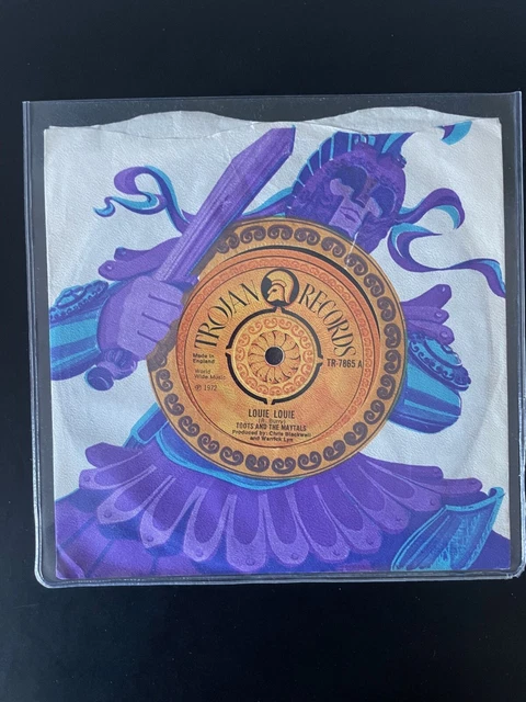 英7” Toots &amp;amp; The Maytals Louie Louie / Pressure Drop 72 TR7865 Trojan Records /00080 7
