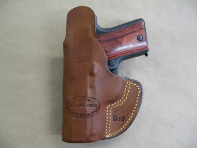 Sig Sauer 938, P938 9mm IWB Molded Leather Concealed Carry Holster CCW TAN RH 2