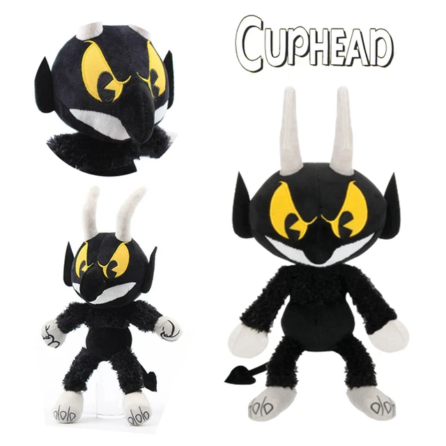 Uiuoutoy Cuphead Plush Set - 5 Figures Including Devil, King Dice, Chalice