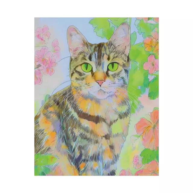 Tabby Cat Watercolor Print | Cat Wall Art & Posters | FREE SHIPPING