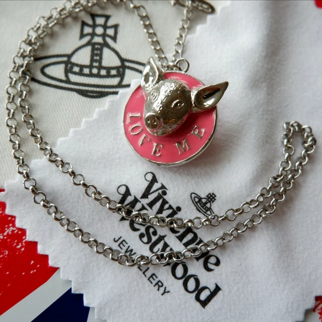 Vivienne westwood sales pig necklace