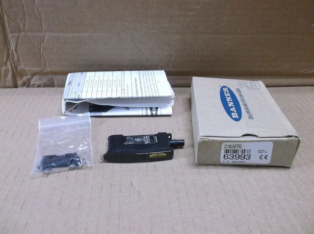63993 Banner Neuf en Boîte Photoélectrique Fibre Amplificateur Capteur Switch