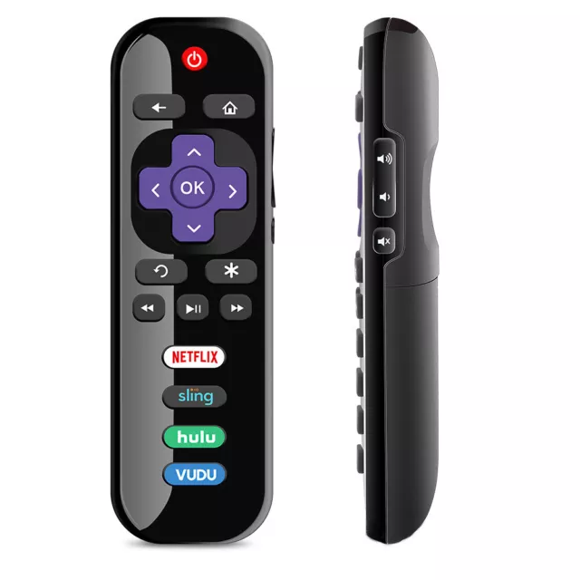 TCL Roku Replacement RC280 Remote With Netflix Sling Hulu Vudu Key 32S301 43S403