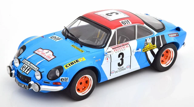 IXO Renault Alpin A110 Tour de Corse 1973 Darniche / Mahe #3 1/18 Échelle Neuf