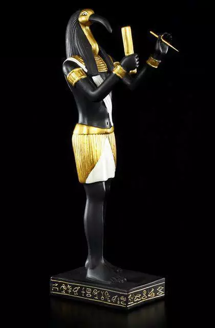 Thot Figur - Fantasy Ägypten Gottheit Weisheit Schreiber Deko Statue