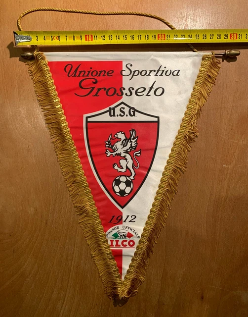 Fanion US Grosseto FC - Ancien Pennant Wimpel - Italie - Objet De Collection Original