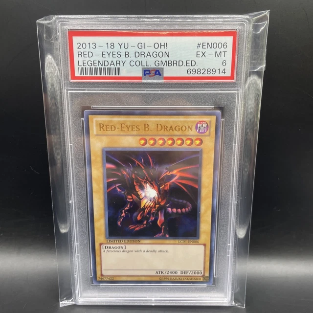 REDEYES B DRAGON LC01EN006 Ultra Rare PSA 6 Mint 201318 Legendary