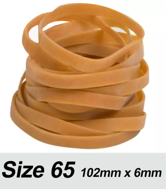 RUBBER Elastic BANDS EXTRA LARGE No 69 150mm x 6mm STRONG Thick HEAVY DUTY  By OB