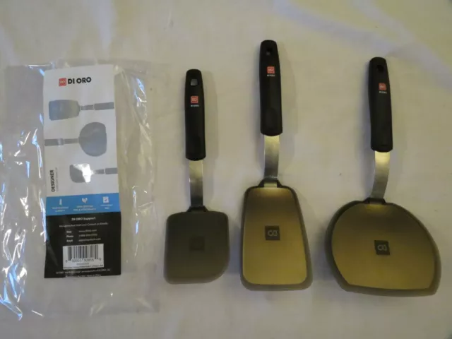 Beijiyi silicone spatula turner set of 3, beijiyi 600f heat resistant