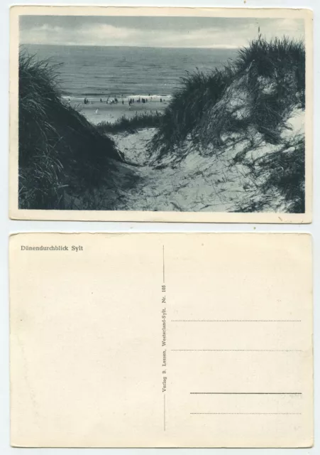 87158 - Sylt - Drain View - Old Postcard