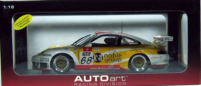 Miniature AUTOart 1/18 : Porsche 911 GT3 RSR Nurburgring Warsteiner – Collection Neuve En Boîte