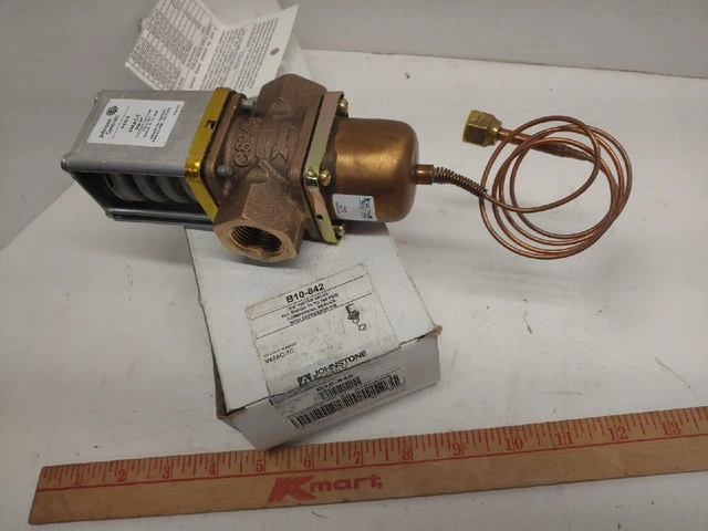 Johnson Controls  Supply 3/4" Water Valve All  Range  (70-260 Psig)